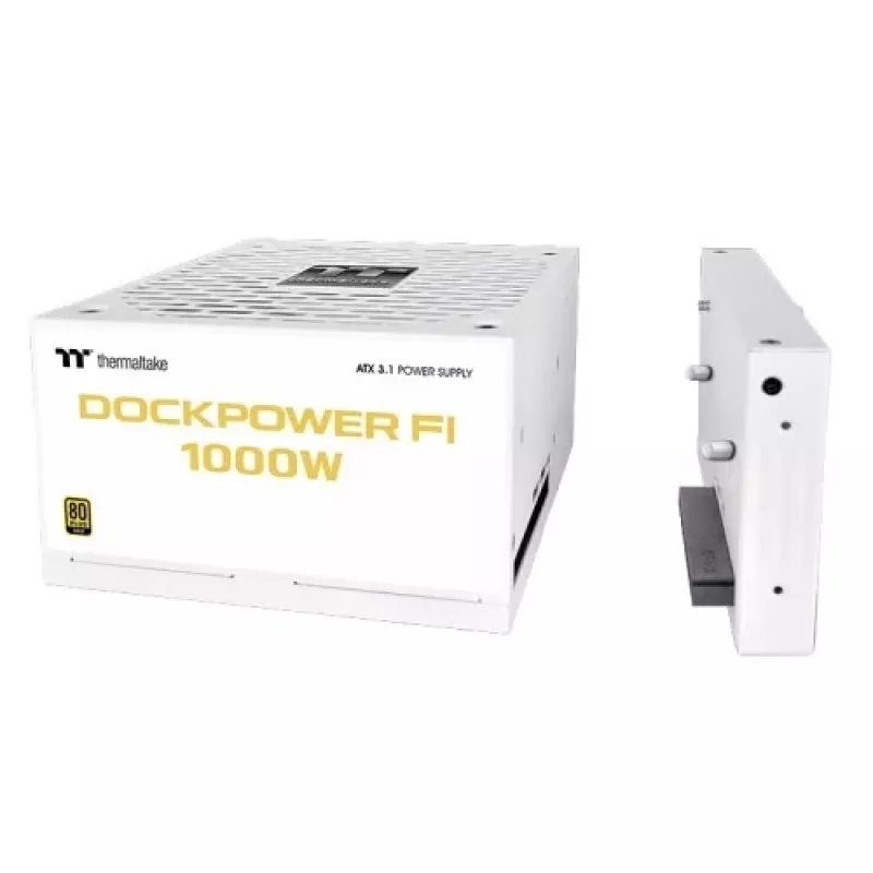 Thermaltake Dockpower FI 1000W arvuti toiteplokk, 80 PLUS Gold, valge