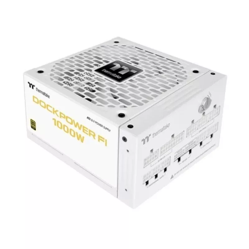 Thermaltake Dockpower FI 1000W arvuti toiteplokk, 80 PLUS Gold, valge