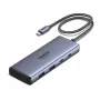 Ugreen CM498 USB jaotur, 1x USB-C PD, 2x USB-C, 2x USB-A 3.2 Gen2 (45379)