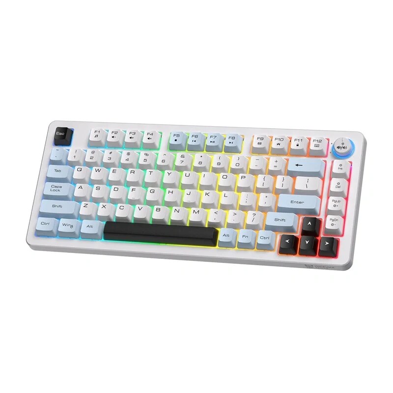 ONIKUMA MT501 mängurite klaviatuur, 75%, valge
