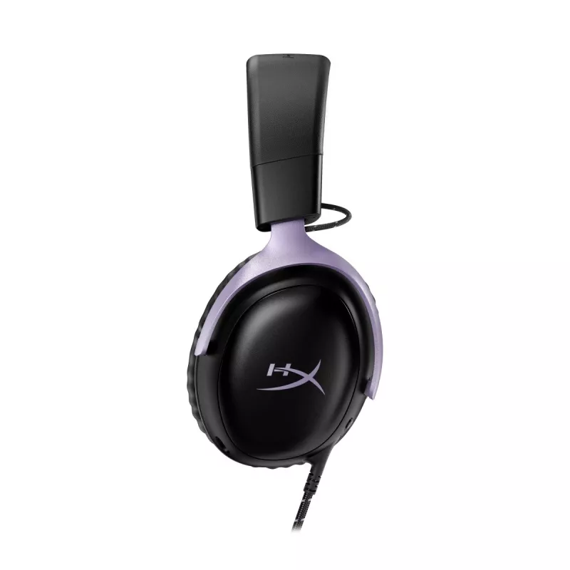 HyperX Cloud III mänguri kõrvaklapid, must-lavendel