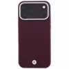 BMW BMW001224 Sign Deboss Quilted Metal Logo MagSafe ümbris iPhone 18 Pro Max / 17 Pro Max jaoks, bordoo