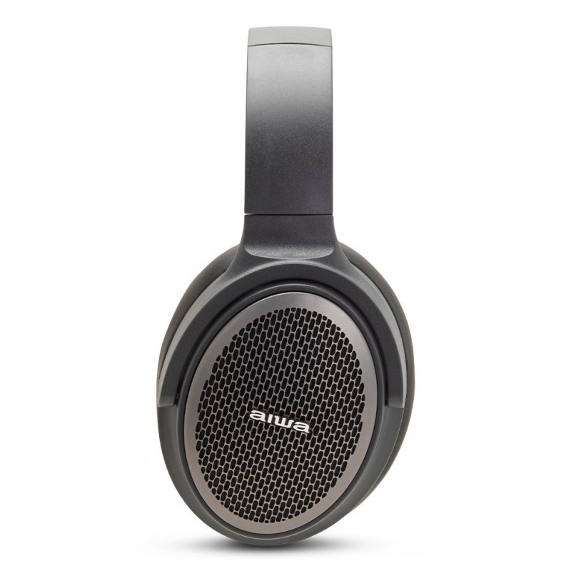 Aiwa HST-250BT juhtmevabad kõrvaklapid, hallid, mikrofoniga, 3,5 mm, Bluetooth 5.0