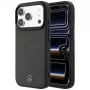 Mercedes Leather Mesh with Bow Line MagSafe ümbris iPhone 18 Pro / 17 Pro jaoks, antratsiit