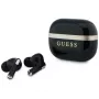 Guess Glossy Gold LinePrinted Classic Logo TWS kõrvaklapid, mustad
