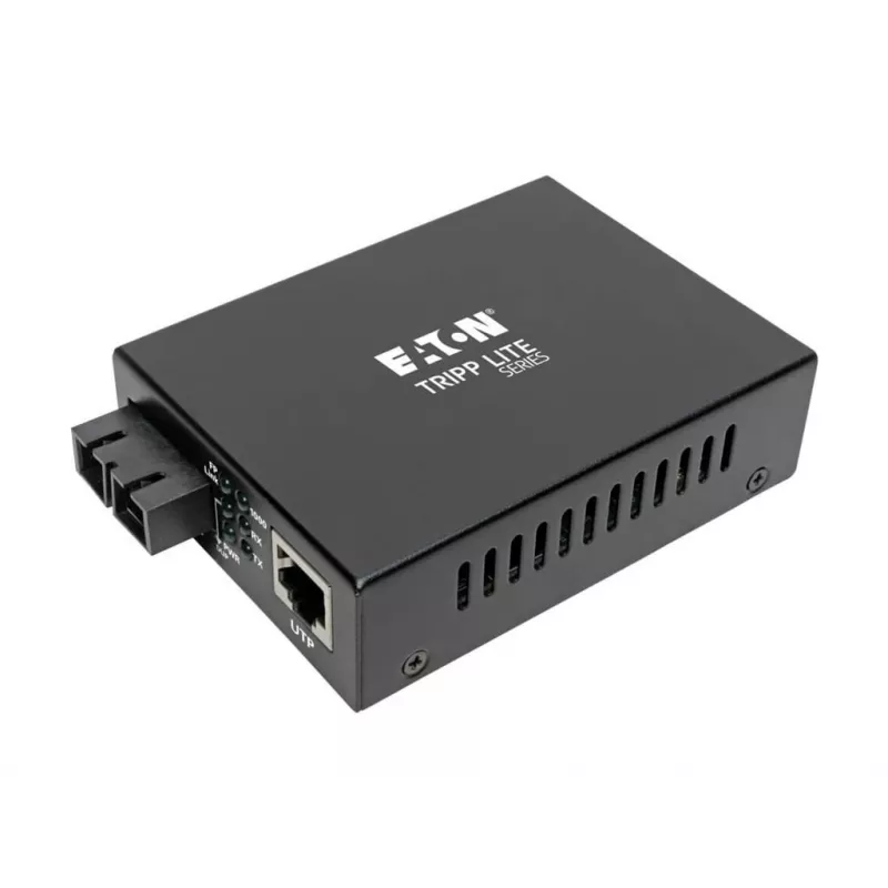 Tripp Lite N785-INT-SC-SM Gigabit üksikmoodiline fiiber-Etherneti meediakonverter, 10/100/1000, SC, 1310 nm, 20 km