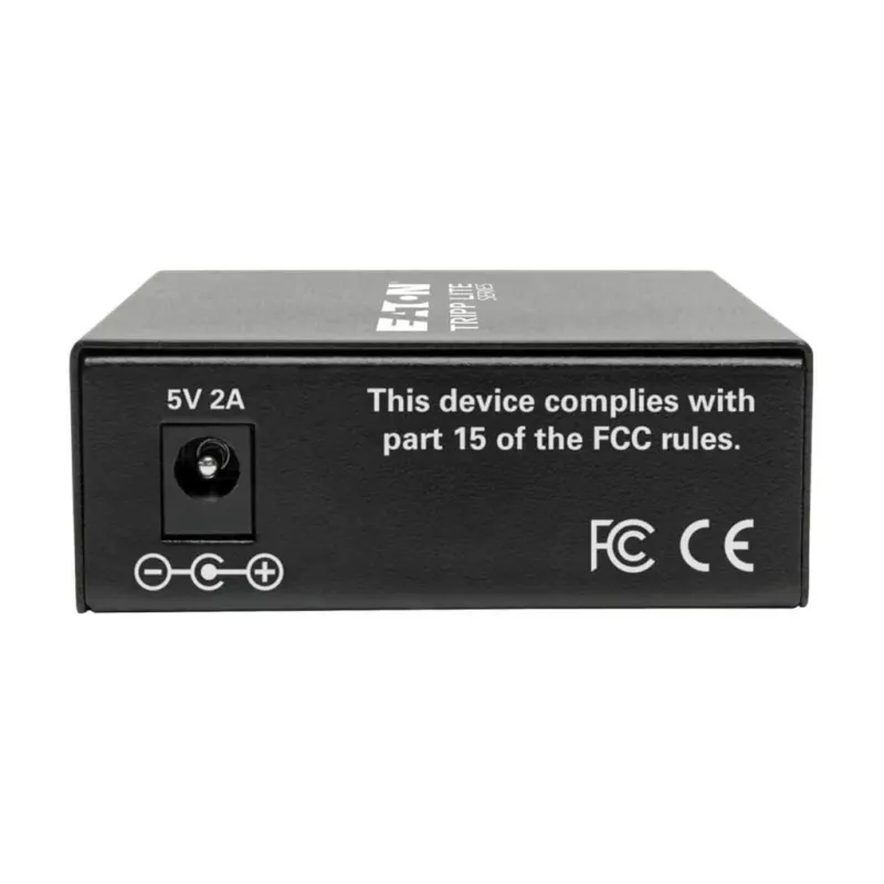 Tripp Lite N785-INT-SC-SM Gigabit üksikmoodiline fiiber-Etherneti meediakonverter, 10/100/1000, SC, 1310 nm, 20 km