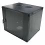 LogiLink W12F64B seinale kinnitatav serverikapp 48,30 cm (19″), ühedetailne, 12 U, must-hall (RAL7021), 1,2 mm teras, kokkupanemata