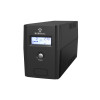 Alantec AP-BK800-02 UPS katkematu toiteallikas 800VA/480W, Tower, LCD, 2× CEE 7/3, USB, VRLA 1×9Ah