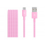Apple USB-A–USB-C põimitud kaabel, 1,5 m, roosa