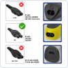 Akyga AK-PD-10 USB laadimiskaabel Philips OneBlade'ile, 1,8 m