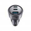 Joyroom JR-CCN19 autolaadija, 65 W, 2x USB-C + USB-A, tumehall