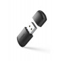 Ugreen kahevahemikuline väline USB-võrguadapter, WiFi 11ac AC650, must (CM448)