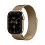 Apple Watch Series 12 GPS + Cellular 42 mm, säravkuldne titaankorpus, säravkuldne Milano võrkrihm