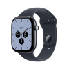 Apple Watch Series 12 GPS + Cellular 46 mm, öösinine keraamiline korpus, meresinine spordirihm, S/M