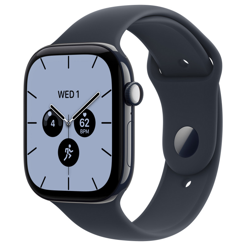 Apple Watch Series 12 GPS + Cellular 46 mm, öösinine keraamiline korpus, meresinine spordirihm, M/L