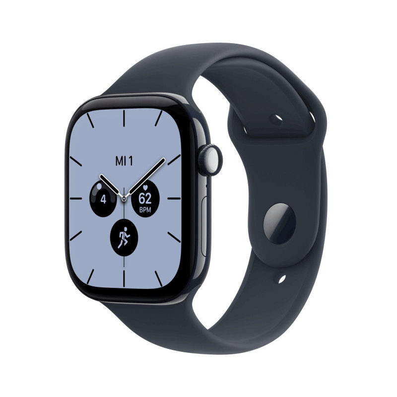 Apple Watch Series 12 GPS + Cellular 46 mm, öösinine keraamiline korpus, meresinine spordirihm, M/L