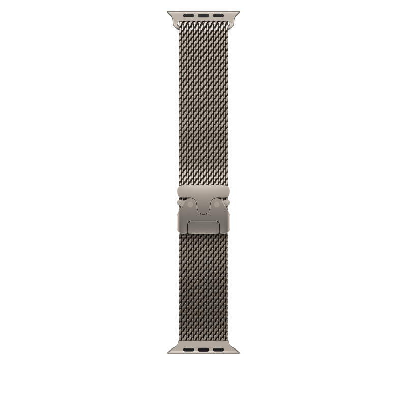 Apple MK0E4ZM/A Apple Watch titaanist Milano rihm, 49 mm, naturaalse titaani värvi, Large