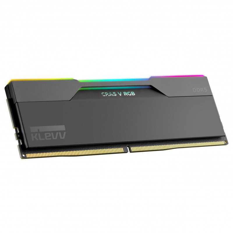 Klevv Cras V RGB KD5AGUA80-64B300G DDR5-6400 CL30 32 GB (2 x 16 GB) mälukomplekt, must