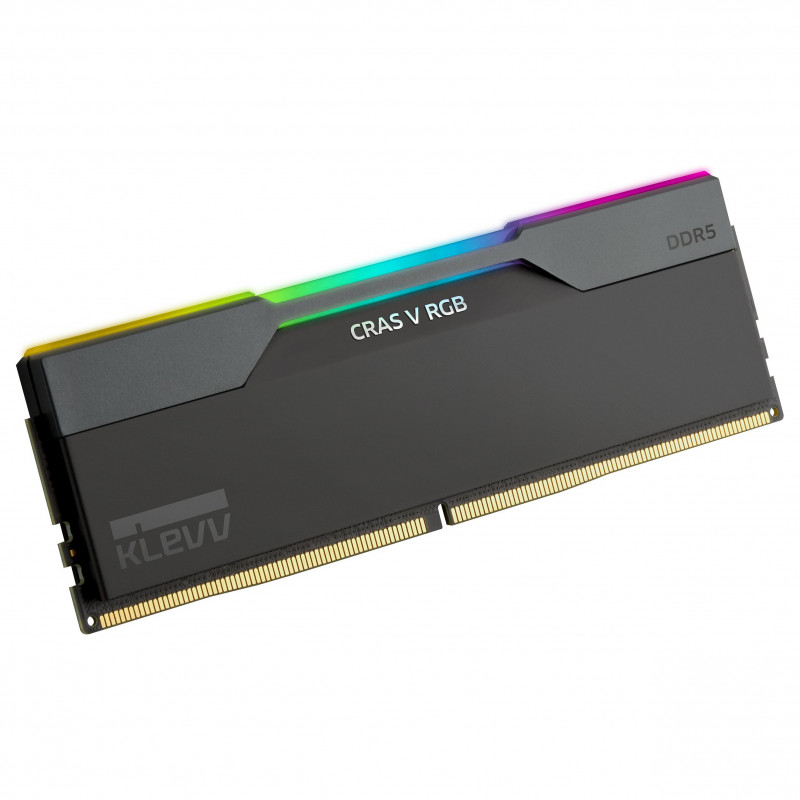 Klevv Cras V RGB KD5AGUA80-64B300G DDR5-6400 CL30 32 GB (2 x 16 GB) mälukomplekt, must