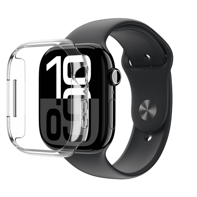 AmazingThing Minimal Case kaitseümbris Apple Watch 46 mm jaoks, läbipaistev