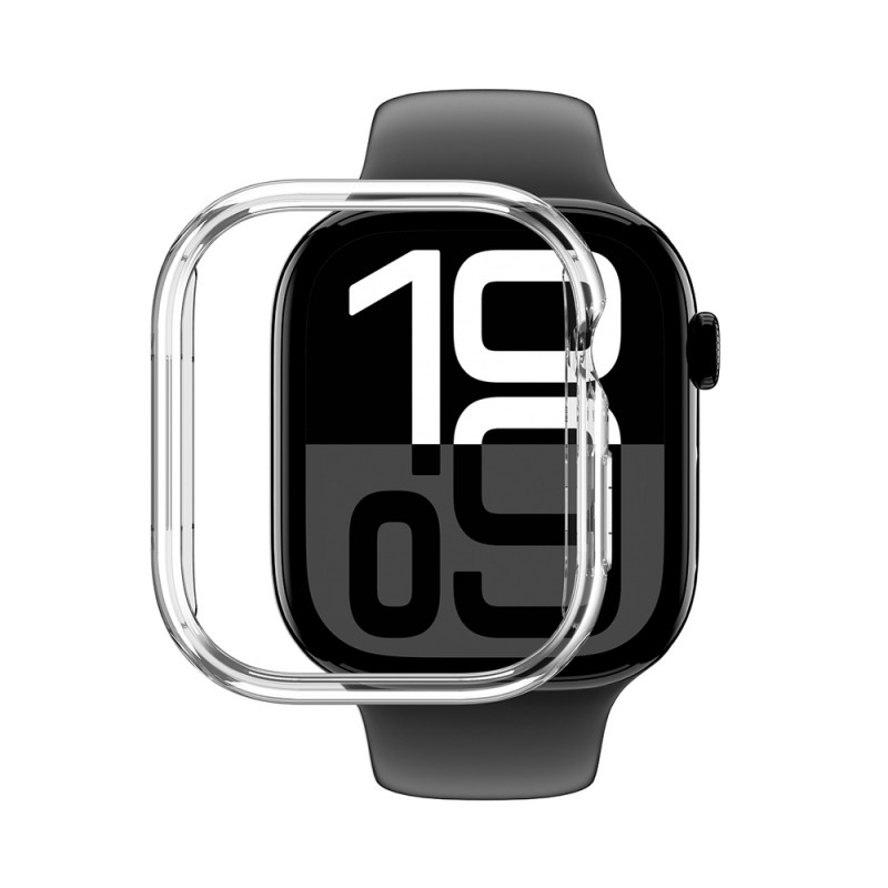 AmazingThing Minimal Case kaitseümbris Apple Watch 46 mm jaoks, läbipaistev