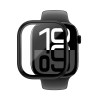 AmazingThing Radix Glass kaitseümbris Apple Watch 42 mm jaoks, karastatud klaas, must