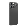 AmazingThing AR Aluminum 3 Lens Glass kaamera objektiivide kaitse raamiga iPhone 16 Pro / 16 Pro Max jaoks, must