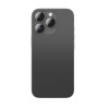 AmazingThing AR Aluminum 3 Lens Glass kaamera objektiivide kaitse raamiga iPhone 16 Pro / 16 Pro Max jaoks, must