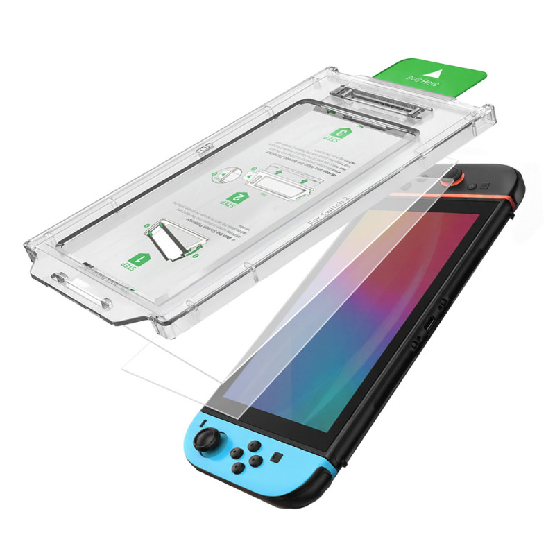 AmazingThing Radix Full Glass karastatud klaas Nintendo Switch 2 jaoks (2 tk)