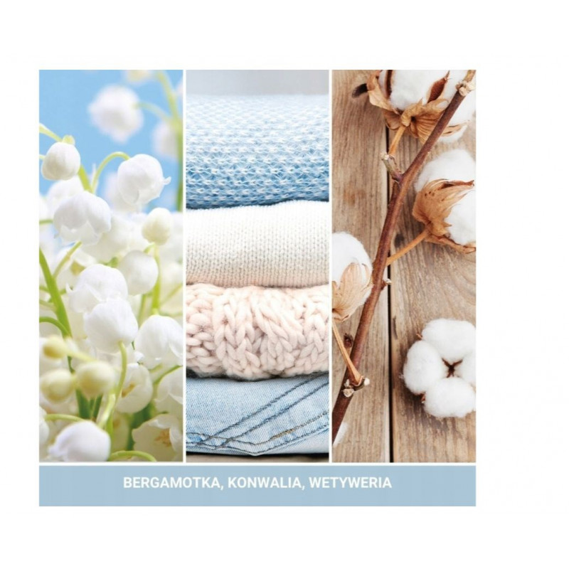 Yankee Candle Ultimate Clean Cotton rippuv autolõhnastaja