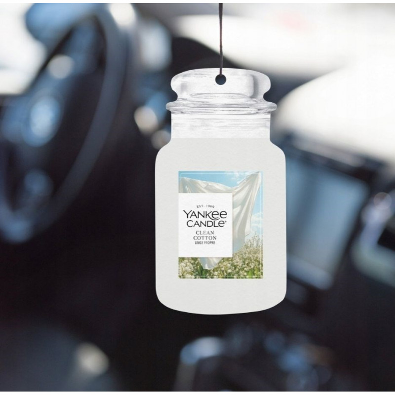 Yankee Candle Clean Cotton rippuv autolõhnastaja