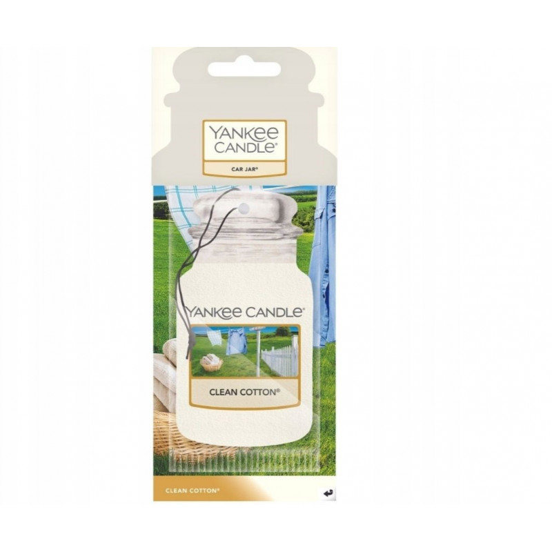 Yankee Candle Clean Cotton rippuv autolõhnastaja