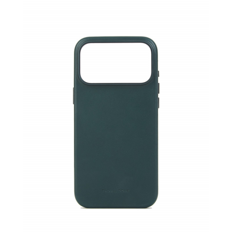 Mujjo Troubadour nahkümbris Apple iPhone 18 Pro Max / 17 Pro Max, MagSafe, obsidiaanroheline