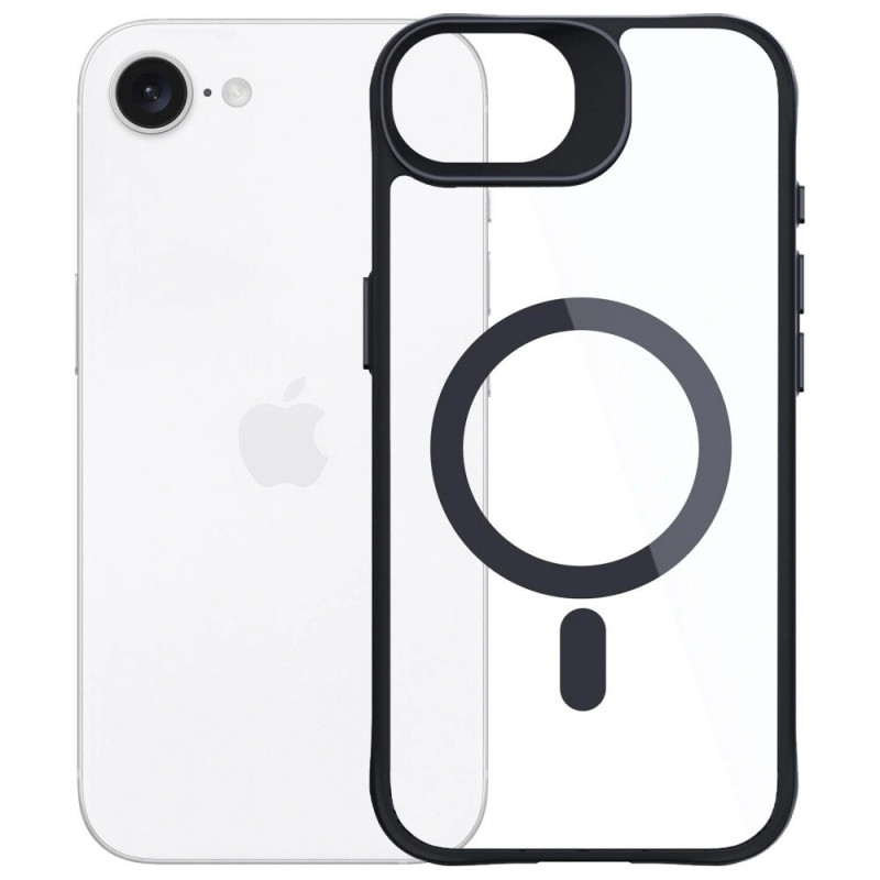 3MK Satin Armor MagCase ümbris Apple iPhone 17e / 16e jaoks, läbipaistev