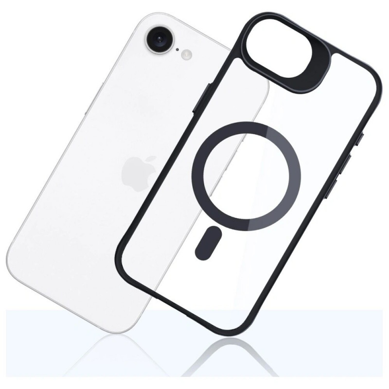 3MK Satin Armor MagCase ümbris Apple iPhone 17e / 16e jaoks, läbipaistev