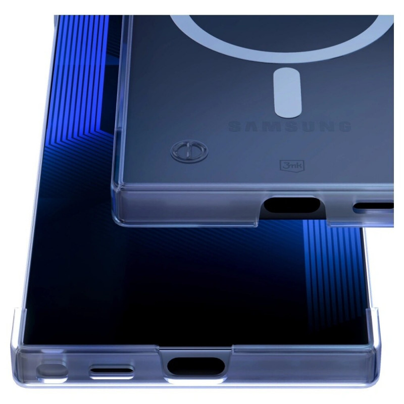 3mk Just20g MagCase ümbris Samsung Galaxy S25 Ultra jaoks, läbipaistev