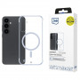 3mk Just20g MagCase ümbris Samsung Galaxy S25+ jaoks, läbipaistev