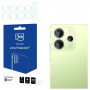 3MK Lens Protection hübriidklaas kaamerale Xiaomi Redmi Note 14 4G jaoks (4 tk)