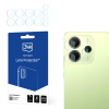 3MK Lens Protection hübriidklaas kaamerale Xiaomi Redmi Note 14 4G jaoks (4 tk)