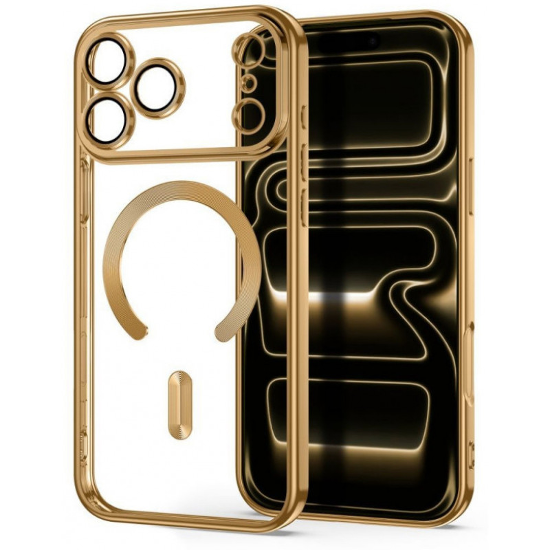 Tech-Protect Magflex MagSafe ümbris Apple iPhone 17 Pro Max / 18 Pro Max jaoks, läikiv kuldne