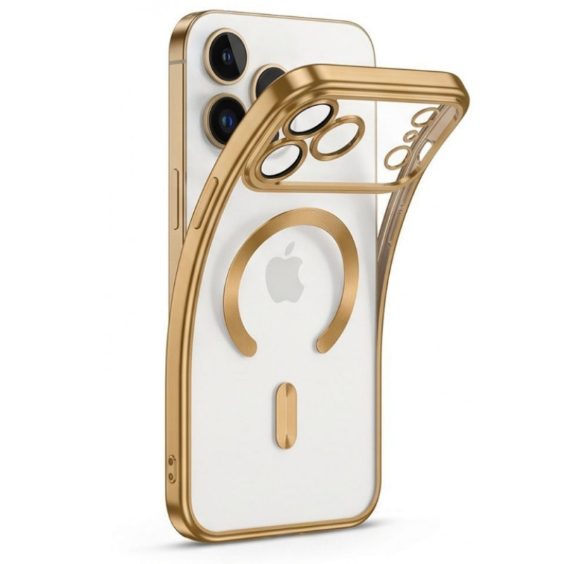 Tech-Protect Magflex MagSafe ümbris Apple iPhone 17 Pro Max / 18 Pro Max jaoks, läikiv kuldne