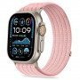 Tech-Protect Nylon Sport rihm Apple Watch 44/45/46/49 mm jaoks, heleroosa