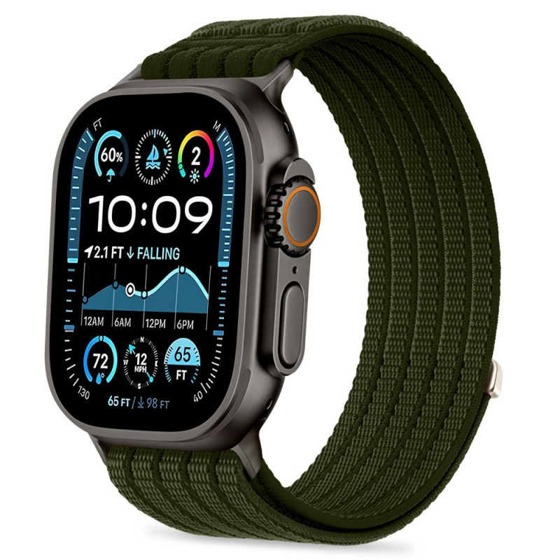 Tech-Protect Nylon Sport rihm Apple Watch 44/45/46/49 mm jaoks, tumeroheline