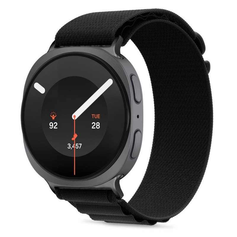Tech-Protect Nylon Pro rihm Samsung Galaxy Watch 8 / 9 / Classic 40 / 44 / 46 mm kellale, must