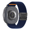 Tech-Protect Nylon Clasp kellarihm, sobib mudelile Samsung Galaxy Watch 8 / 9 / Classic 40 / 44 / 46 mm, tumesinine