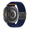 Tech-Protect Nylon Clasp kellarihm, sobib mudelile Samsung Galaxy Watch Ultra 1 / 2 2024-2026 47 mm, tumesinine