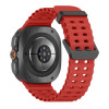 Tech-Protect Iconband Pro kellarihm, sobib mudelile Samsung Galaxy Watch Ultra 1 / 2 2024-2026 47 mm, karmiinpunane