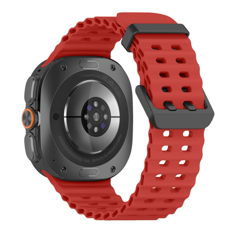 Tech-Protect Iconband Pro kellarihm, sobib mudelile Samsung Galaxy Watch Ultra 1 / 2 2024-2026 47 mm, karmiinpunane