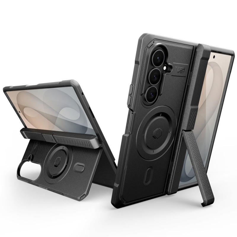 Tech-Protect Kevlar Pro MagSafe ümbris Samsung Galaxy Z Fold 8 Ultra jaoks, must